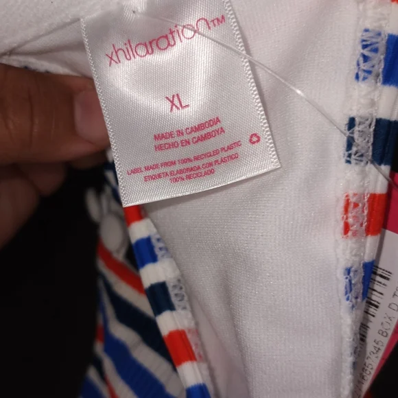 Xhilaration Juniors' Ribbed Bralette Bikini set - Picture 12 of 13